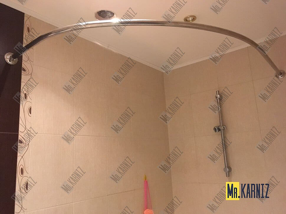 Карниз для ванны Aquatika Альтея 180х120 Усиленный 25 мм MrKARNIZ фото 10