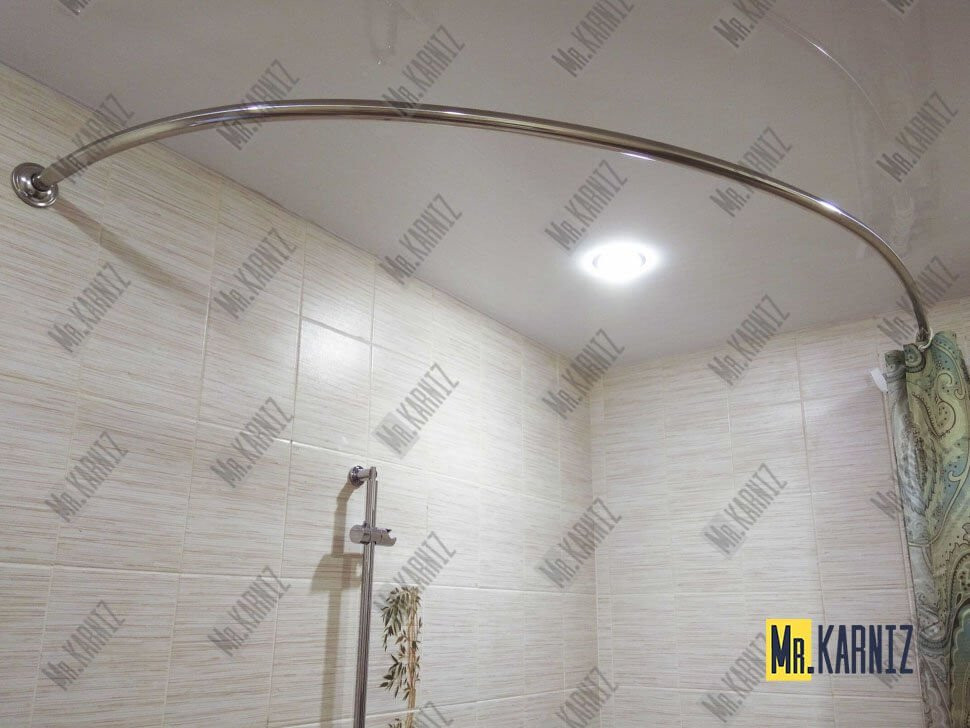 Карниз для ванны Aquatika Тема 140х140 Усиленный 20 мм MrKARNIZ фото 15