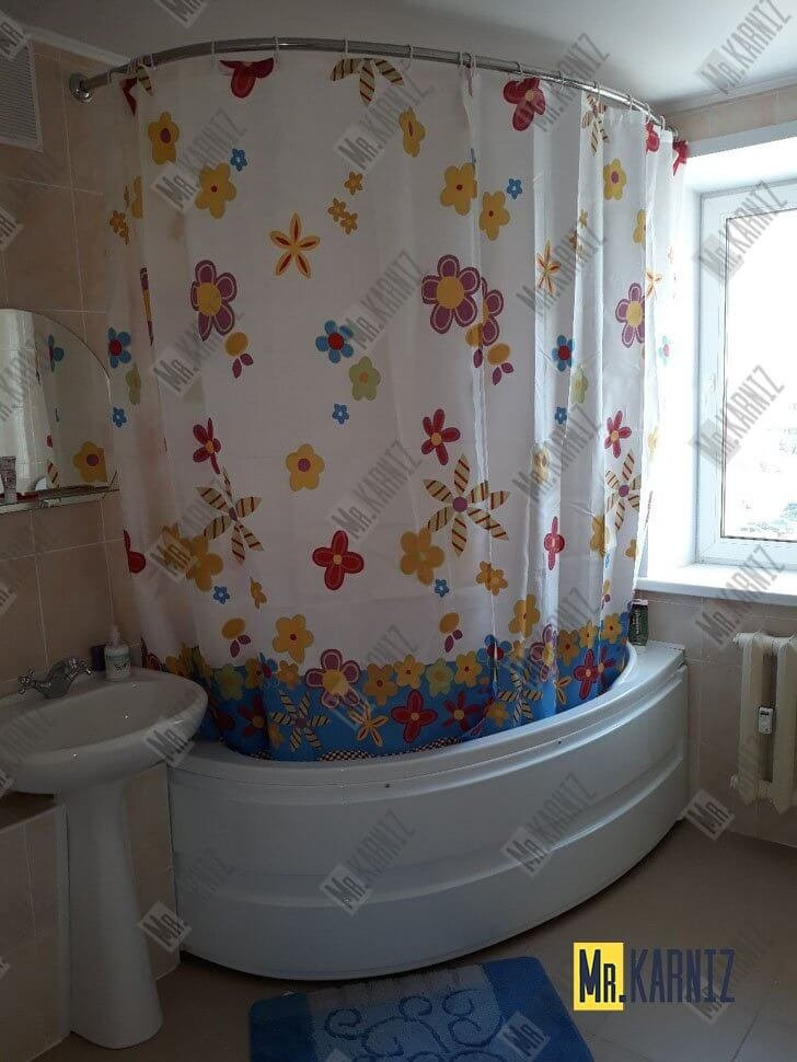 Карниз для ванны Aquatika Тема 140х140 Усиленный 20 мм MrKARNIZ фото 16