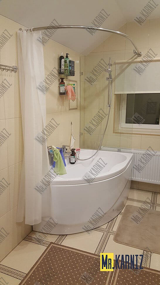 Карниз для ванны EvaGold OLB-807 угловой 170х120 Усиленный 25 мм MrKARNIZ фото 16