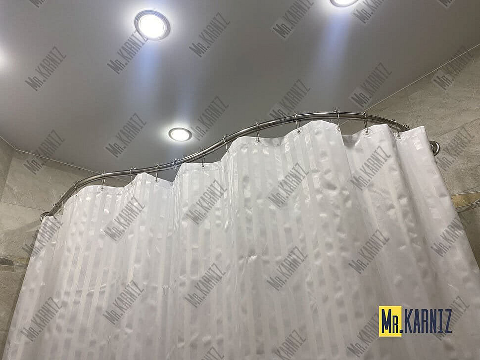 Карниз для ванны Aquanet Bellona 165х165 Усиленный 20 мм MrKARNIZ фото 4