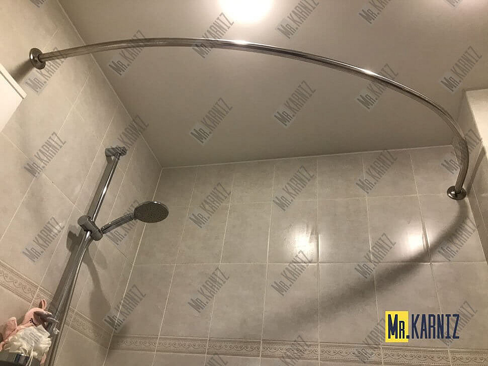 Карниз для ванны Aquatika Альтея 180х120 Усиленный 25 мм MrKARNIZ фото 6