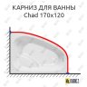 Карниз для ванны Kolpa-San Chad 170х120 Усиленный 20 мм MrKARNIZ фото 1